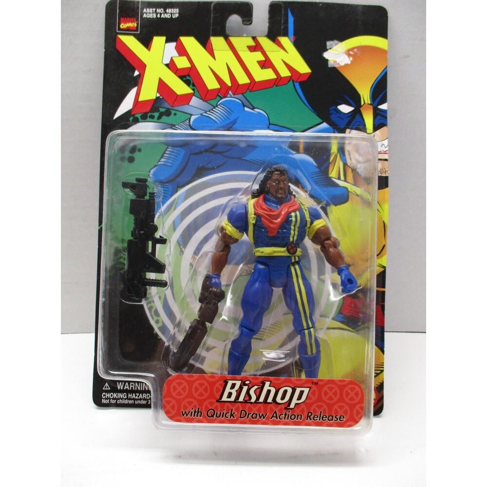 Vintage 1998 Toy Biz X-Men Bishop With Quick Draw Action Release Sealed NRFP